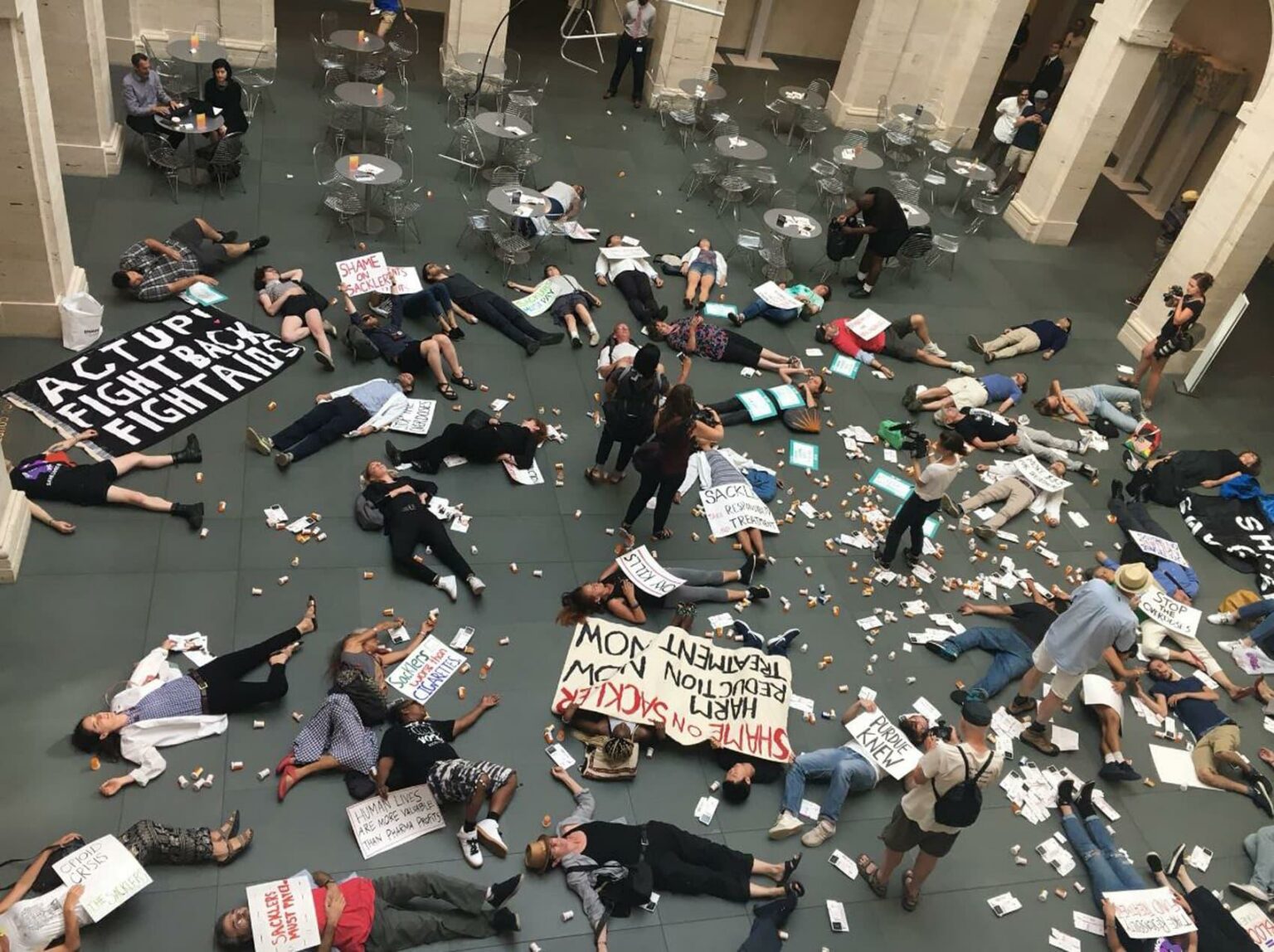 Gaza war protesters hold ‘die-in’ near White House as Netanyahu meets with Biden, Harris