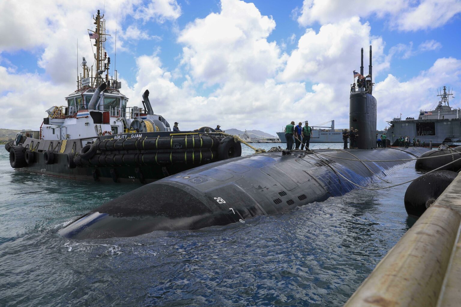 East Coast-based submarine returns from rare Pacific deployment