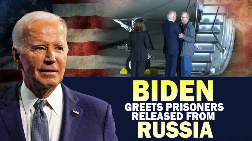 Biden Greets Americans, Including WSJ Reporter, Freed in Russia Prisoner Swap