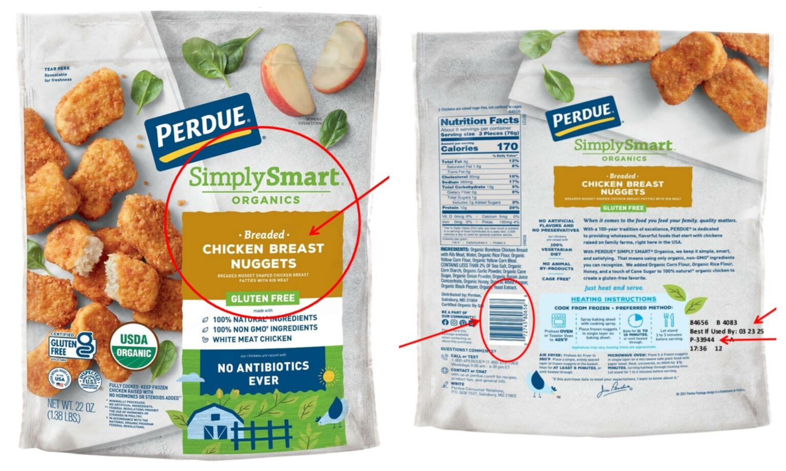 Perdue recalls 167,000 pounds of chicken nuggets after consumers find metal wire in some packages