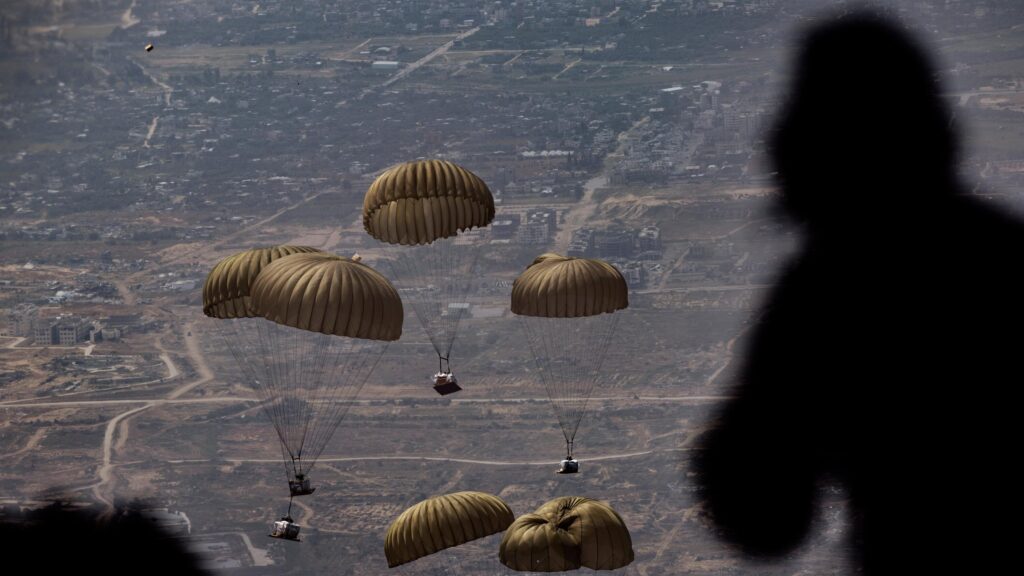 US condemned over airdrop of omelette MREs to Gaza