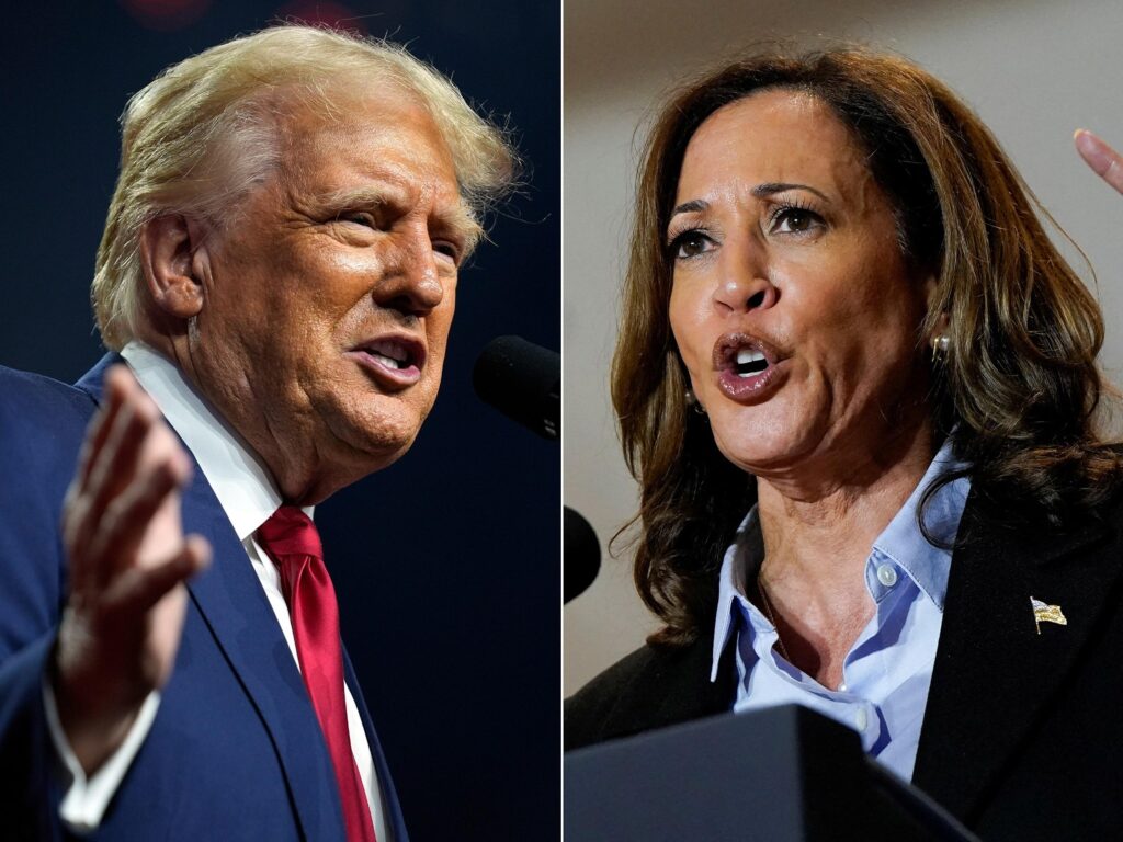 Harris and Trump detail their starkly different visions in a tense, high-stakes debate