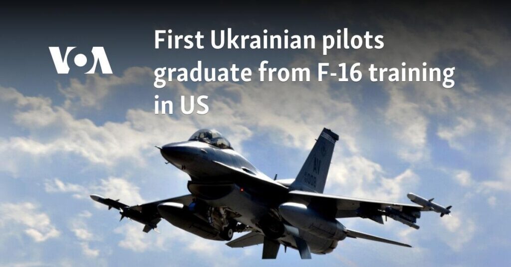 Ukraine Graduates 200 Pilots, Eyes F-16 Squadrons by 2025