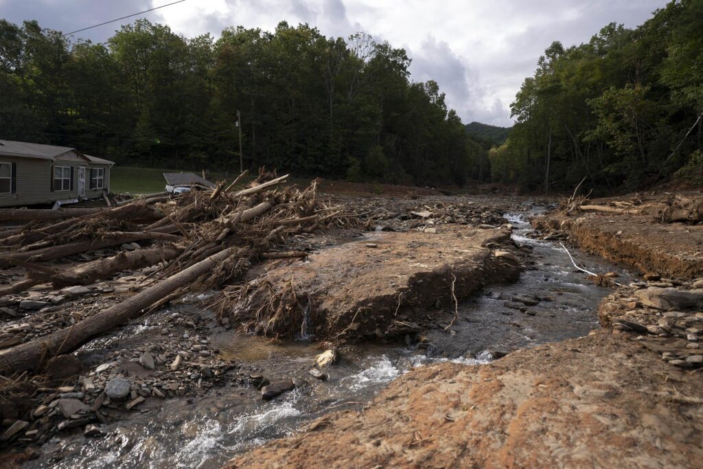 Desperation and exhaustion in North Carolina’s mountains days after Helene’s deluge