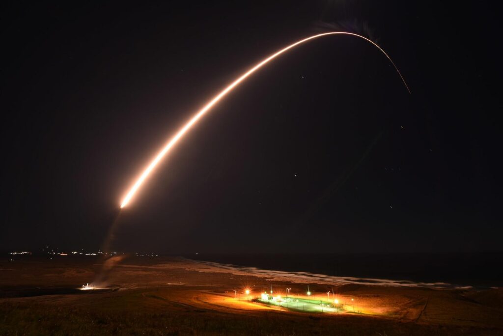 Watch the US Air Force carry out dramatic nighttime Minuteman III test