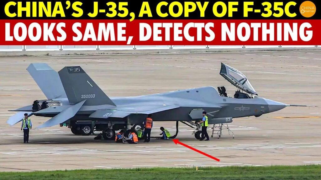 China Says Its J-35A Stealth Fighter Has US F-35-like Sensing and Targeting