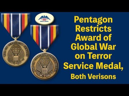 Pentagon authorizes Global War on Terrorism Medals for fight against Houthis