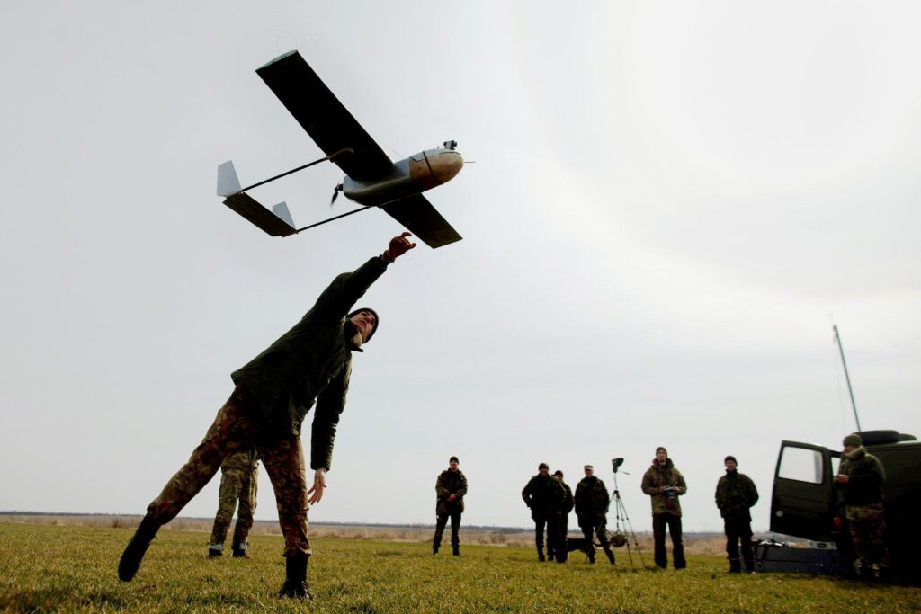 In Ukraine, long guns become desperate defenses against small drones