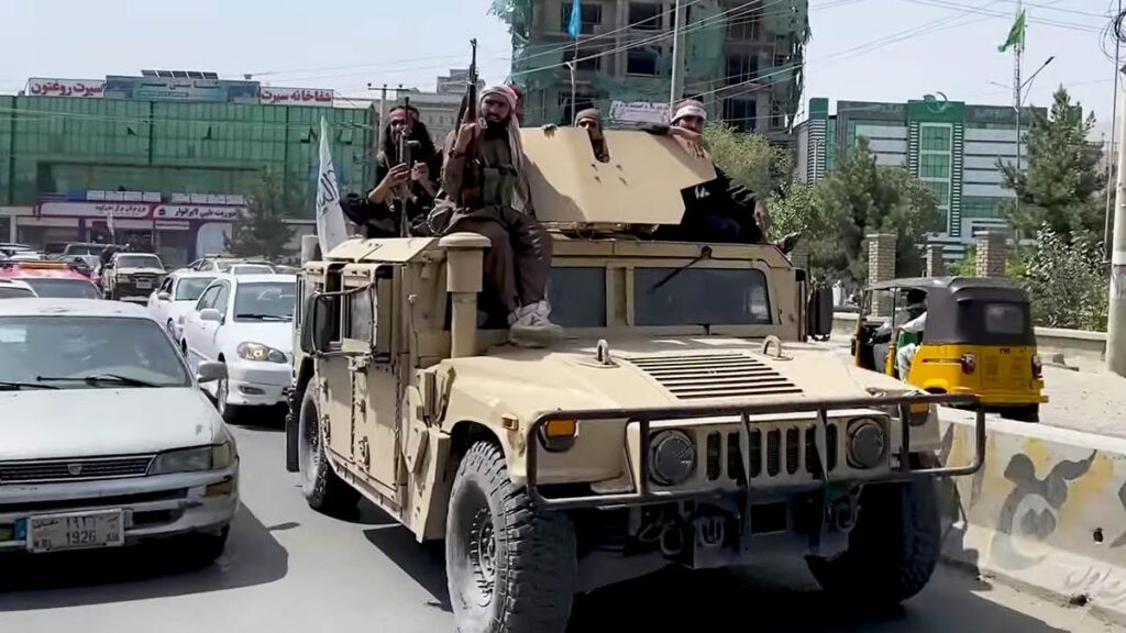 SOFREP Pic of the Day: Afghan Taliban in “Borrowed” Humvees and an M117 Armored Security Vehicle Near the Border of Pakistan