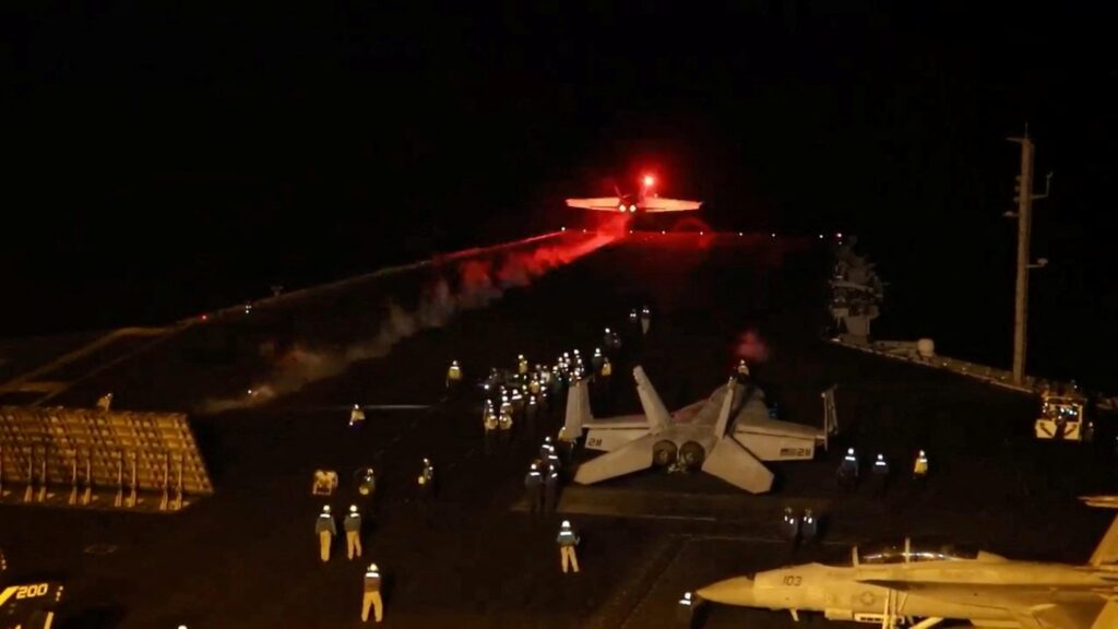 US Navy carries out strikes on Houthi targets in Yemen