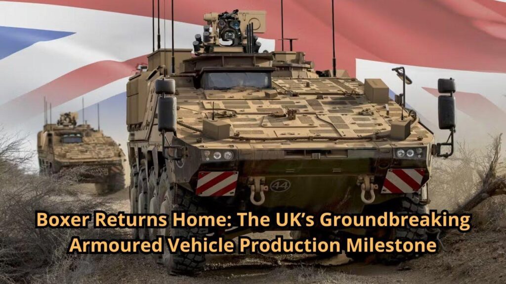 Boxer Armored Vehicle Marks UK Defense Manufacturing Revival