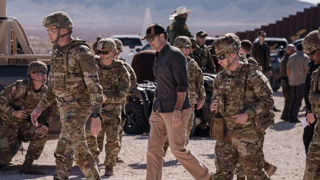 Secretary of Defense Hegseth Visits Troops on the Border