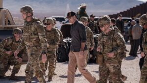 Secretary of Defense Hegseth Visits Troops on the Border