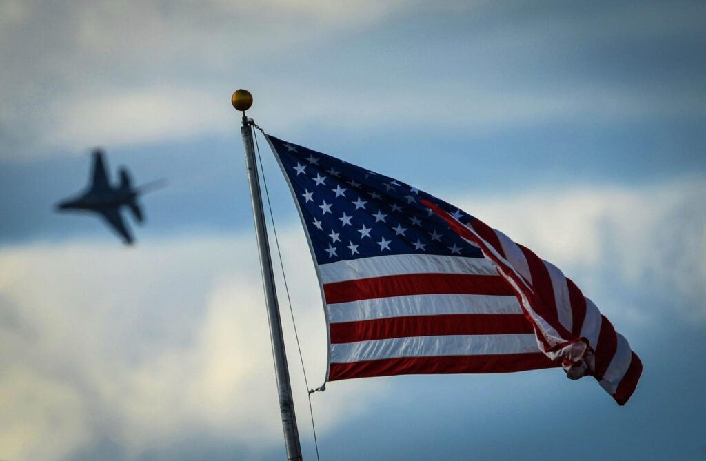 Air Force PJs welcomed the new Captain America with a freefall jump