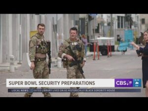 Military and Police Presence Ramps Up in French Quarter; Super Bowl Security Out in Full Force